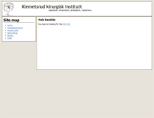 Tablet Screenshot of kirurg.org